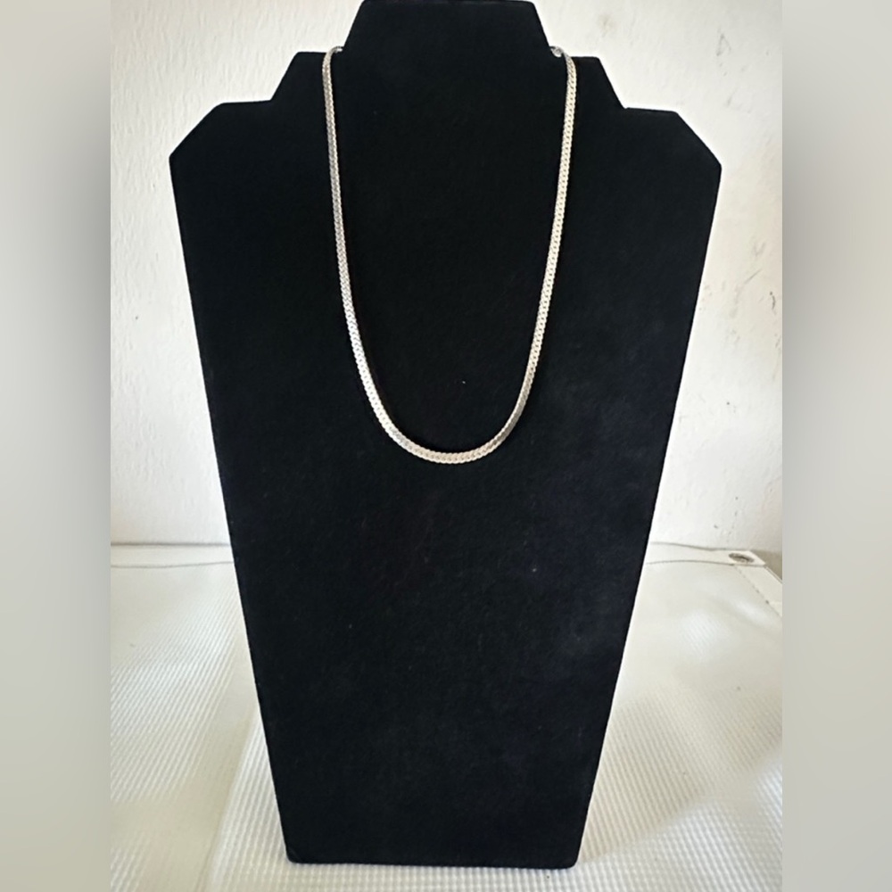 Classic Silver Rope Chain Necklace